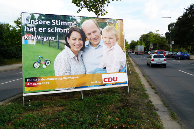 Wahlplakat CDU / Wegner 2009