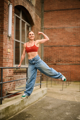 Portrait von Fitness Coach Jessica Bock für ihr Buch Jeder kann es schaffen
